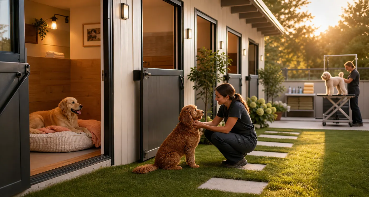 Cozy pet farm boarding